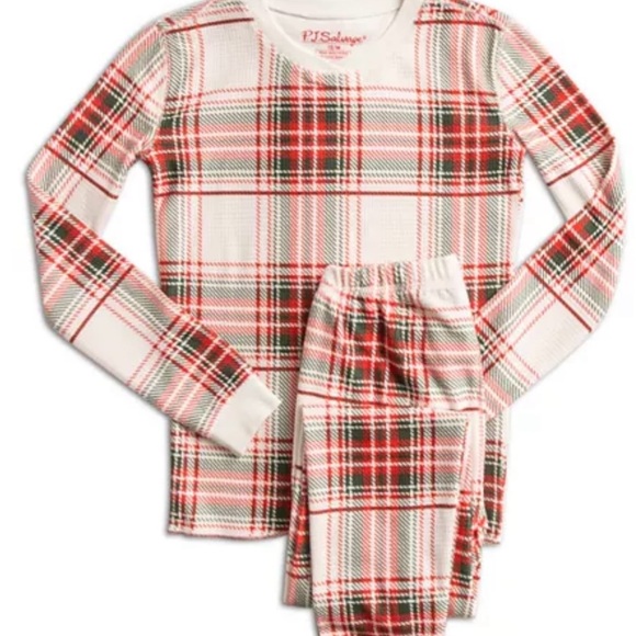 PJ Salvage Red Plaid Kids Pajamas - Picture 4 of 4